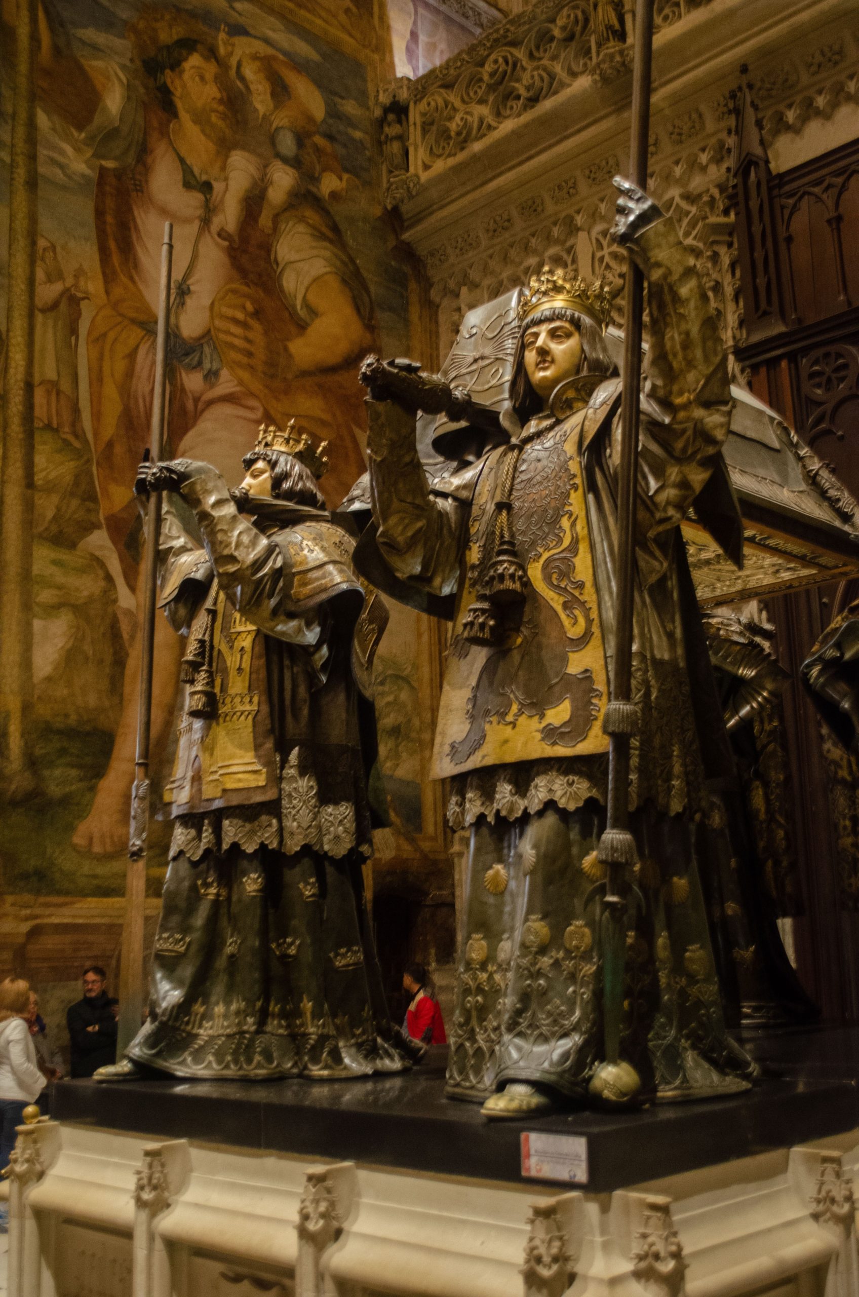 Siviglia, cattedrale, tomba di Colombo